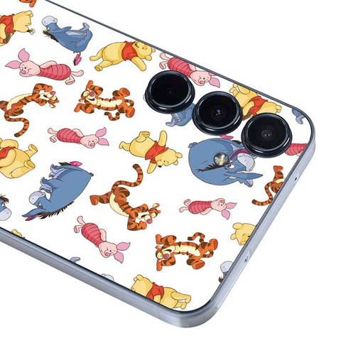 Disney Winnie the Pooh Character Pattern Galaxy A35 5G Skin
