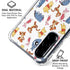 Disney Winnie the Pooh Character Pattern Galaxy A36 5G Clear Case