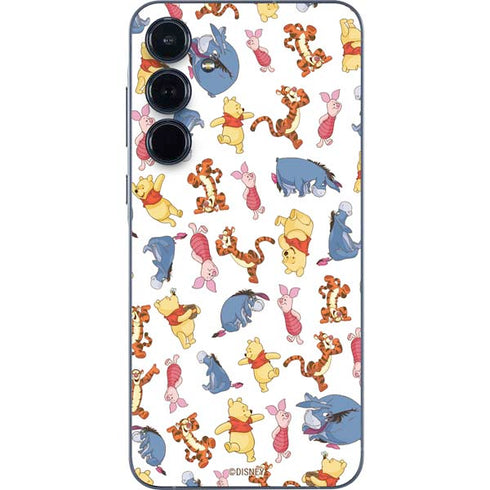 Disney Winnie the Pooh Character Pattern Galaxy A55 5G Skin