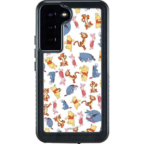Disney Winnie the Pooh Character Pattern Galaxy S24 Plus Waterproof Case
