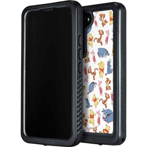 Disney Winnie the Pooh Character Pattern Galaxy S24 Plus Waterproof Case