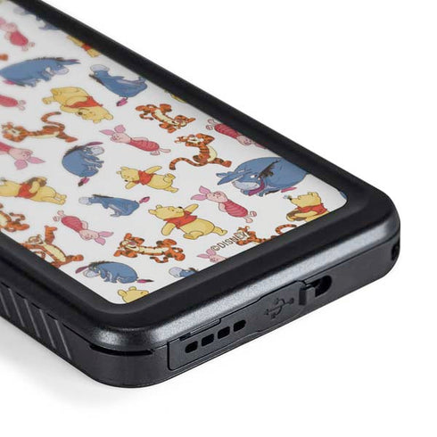 Disney Winnie the Pooh Character Pattern Galaxy S24 Plus Waterproof Case
