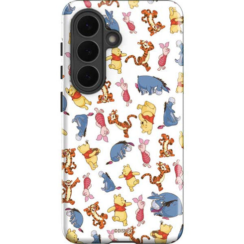 Disney Winnie the Pooh Character Pattern Galaxy S26 Plus Impact Case