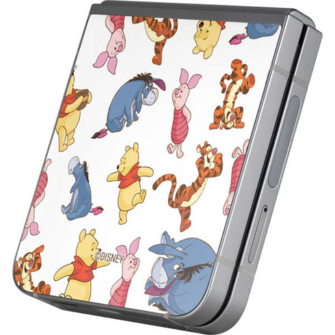Disney Winnie the Pooh Character Pattern Galaxy Z Flip6 Skin