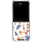 Disney Winnie the Pooh Character Pattern Galaxy Z Flip6 Clear Case