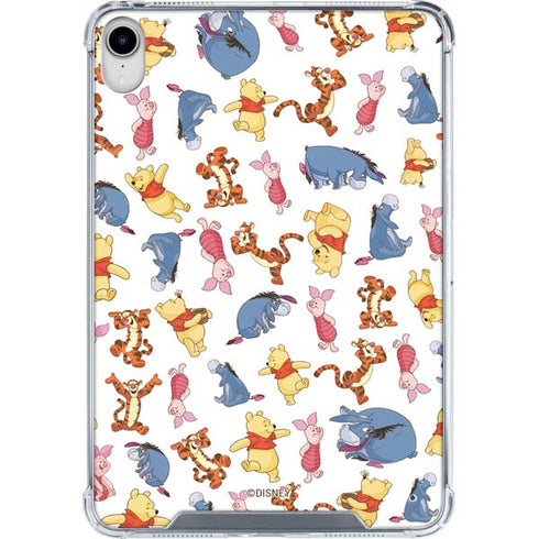 Disney Winnie the Pooh Character Pattern iPad 11th Gen (2025) Clear Case