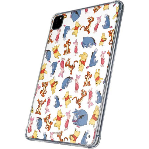 Disney Winnie the Pooh Character Pattern iPad Pro 11in (2024) Clear Case