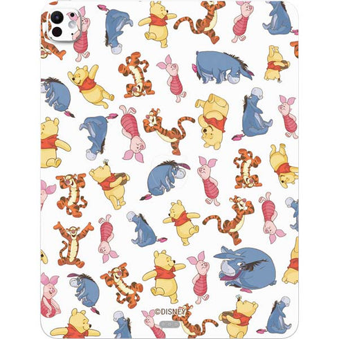 Disney Winnie the Pooh Character Pattern iPad Pro 13in M4 (2024) Skin