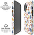 Disney Winnie the Pooh Character Pattern iPhone 16 Magsafe Impact Case