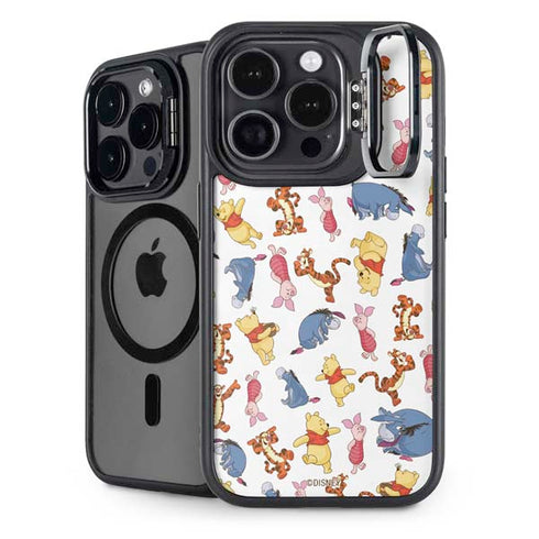 Disney Winnie the Pooh Character Pattern iPhone 16 Pro Max Kickstand Case