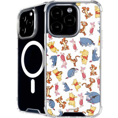 Disney Winnie the Pooh Character Pattern iPhone 16 Pro Max MagSafe Case