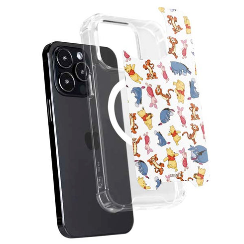 Disney Winnie the Pooh Character Pattern iPhone 16 Pro Max MagSafe Case