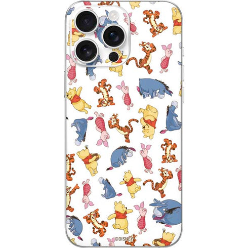 Disney Winnie the Pooh Character Pattern iPhone 16 Pro Max Skin