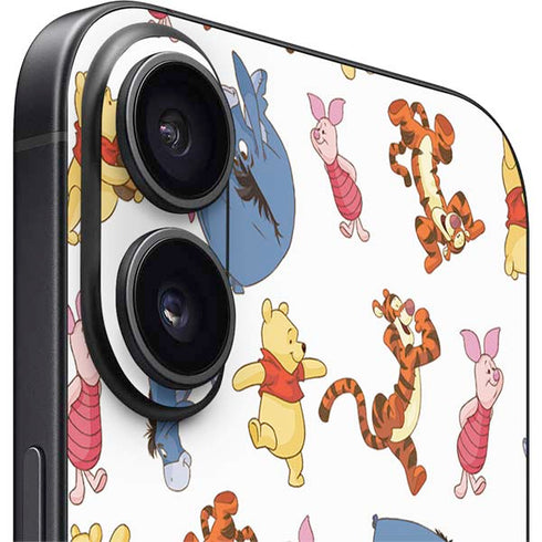 Disney Winnie the Pooh Character Pattern iPhone 16 Skin