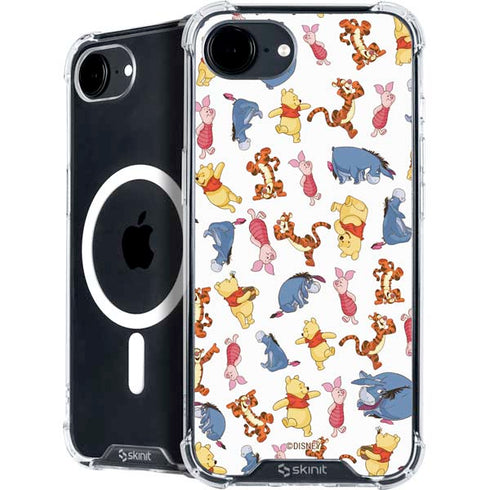 Disney Winnie the Pooh Character Pattern iPhone 16e MagSafe Case