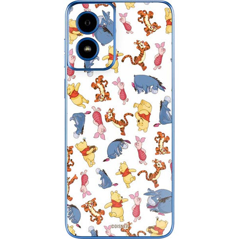 Disney Winnie the Pooh Character Pattern Moto G Play 4G (2024) Skin