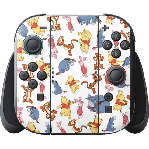 Disney Winnie the Pooh Character Pattern Nintendo Switch 2 (2025) with Joy-Con Skin