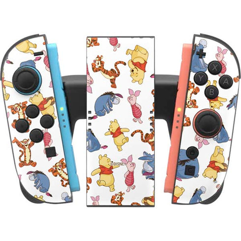 Disney Winnie the Pooh Character Pattern Nintendo Switch 2 (2025) Joy-Con Controller Skin