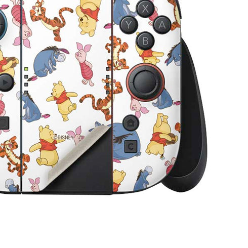 Disney Winnie the Pooh Character Pattern Nintendo Switch 2 (2025) Joy-Con Controller Skin