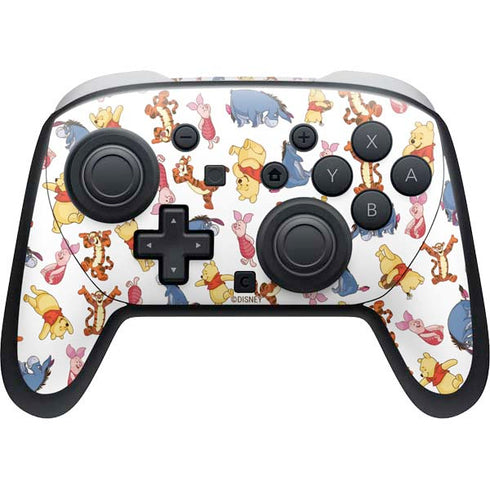 Disney Winnie the Pooh Character Pattern Nintendo Skins