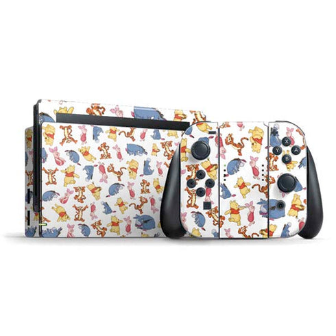 Disney Winnie the Pooh Character Pattern Nintendo Skins