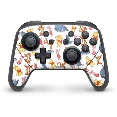 Disney Winnie the Pooh Character Pattern Nintendo Skins