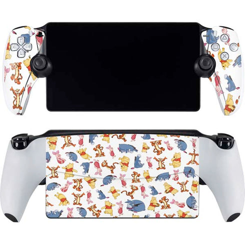 Disney Winnie the Pooh Character Pattern PlayStation Portal Remote Player Skin