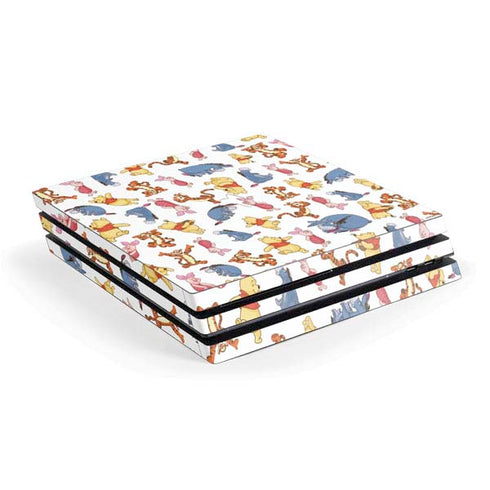 Disney Winnie the Pooh Character Pattern PlayStation PS4 Skins