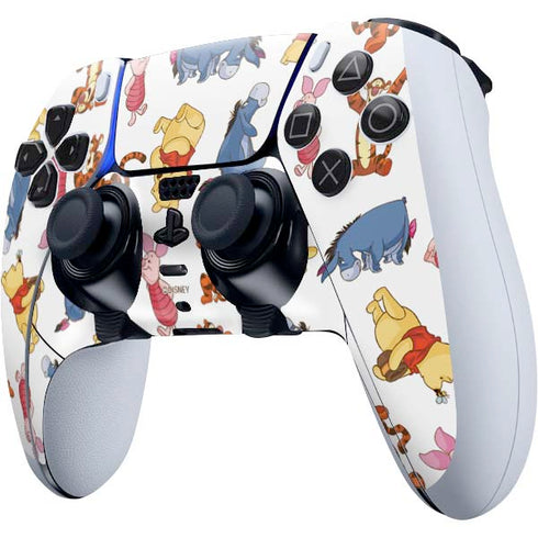 Disney Winnie the Pooh Character Pattern PS5 DualSense Edge Pro Controller Skin