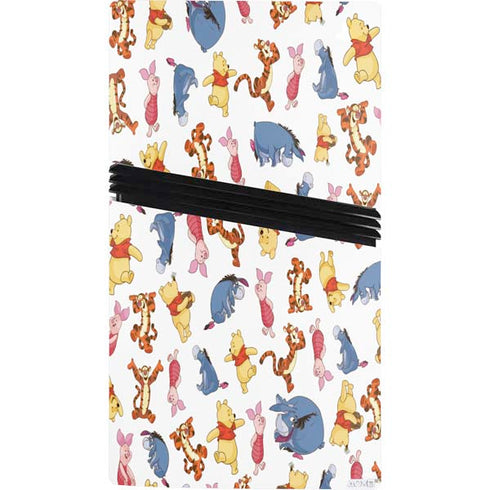 Disney Winnie the Pooh Character Pattern PS5 Pro Console Skin