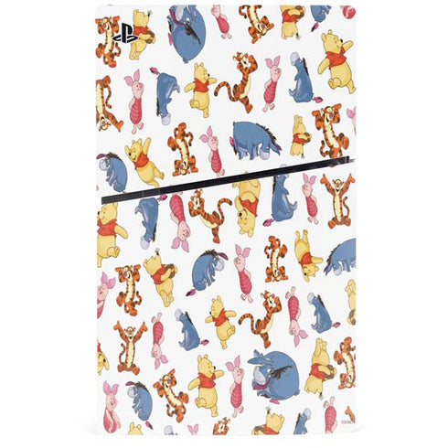 Disney Winnie the Pooh Character Pattern PS5 Slim Digital Edition Console Skin