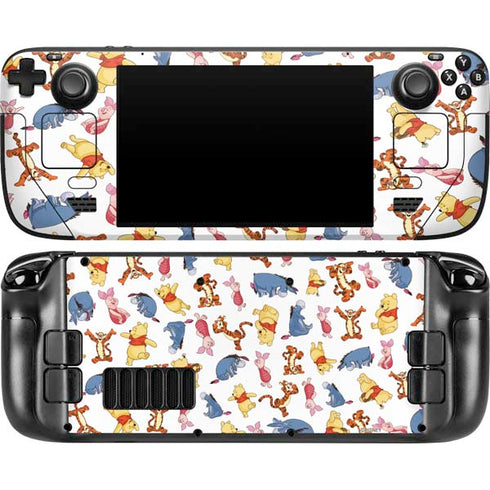 Disney Winnie the Pooh Character Pattern Steam Deck Handheld Gaming Computer OLED Skin