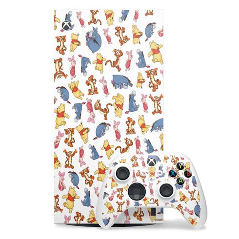 Disney Winnie the Pooh Character Pattern Xbox Series X Skins