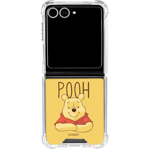Disney Winnie the Pooh Portrait Galaxy Z Flip7 Clear Case