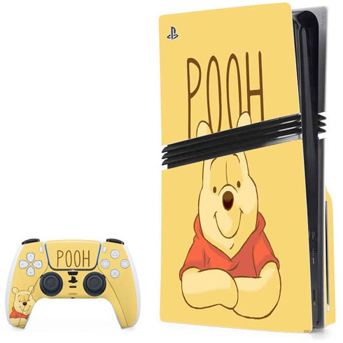 Disney Winnie the Pooh Portrait PS5 Pro Disk Bundle Skin