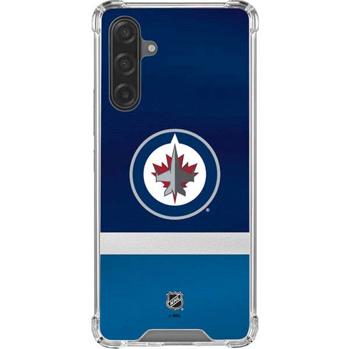 NHL Winnipeg Jets Alternate Jersey Galaxy A17 Clear Case