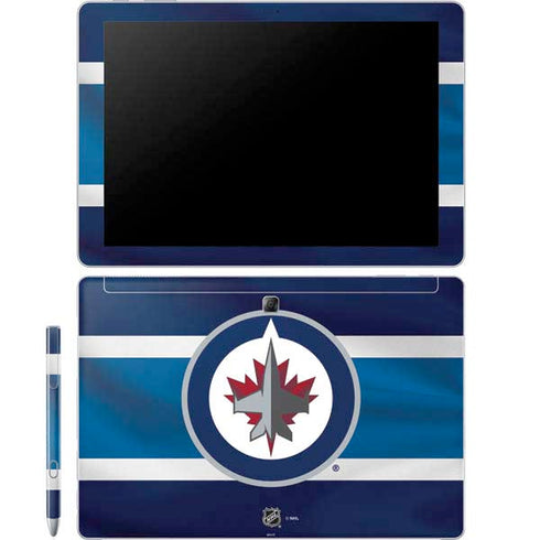 NHL Winnipeg Jets Alternate Jersey Galaxy Book 12in Skin