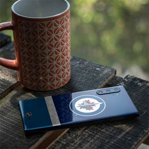 NHL Winnipeg Jets Alternate Jersey Galaxy Note 10 Plus Skin