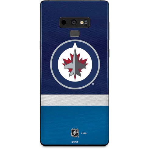 NHL Winnipeg Jets Alternate Jersey Galaxy Note 9 Skin
