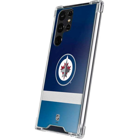 NHL Winnipeg Jets Alternate Jersey Galaxy S23 Ultra Clear Case