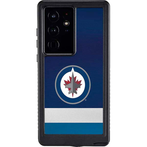 NHL Winnipeg Jets Alternate Jersey Galaxy S24 Ultra Waterproof Case