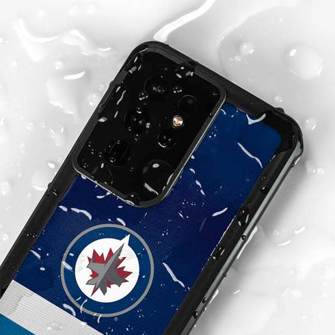 NHL Winnipeg Jets Alternate Jersey Galaxy S24 Ultra Waterproof Case