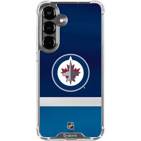 NHL Winnipeg Jets Alternate Jersey Galaxy S26 Plus Clear Case