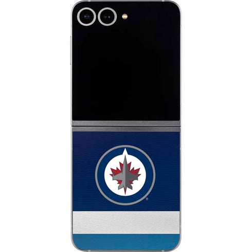 NHL Winnipeg Jets Alternate Jersey Galaxy Z Flip6 Skin
