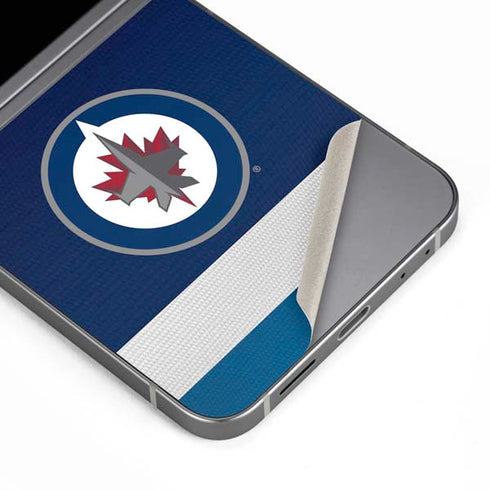 NHL Winnipeg Jets Alternate Jersey Galaxy Z Flip6 Skin