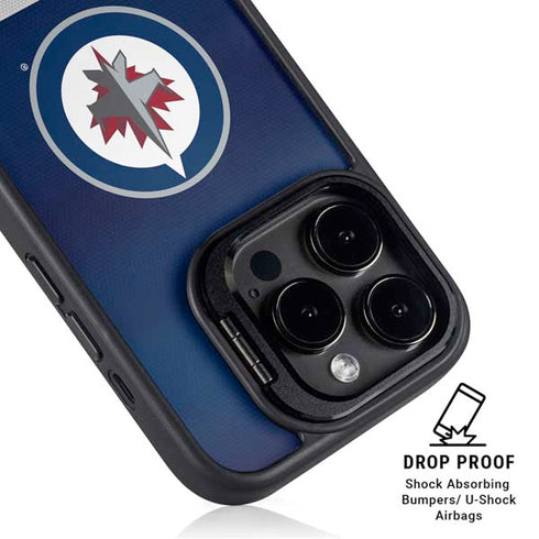 NHL Winnipeg Jets Alternate Jersey iPhone 13 Pro Max Kickstand Case