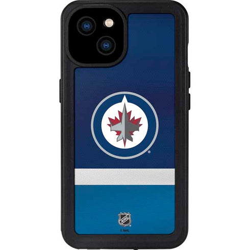 NHL Winnipeg Jets Alternate Jersey iPhone 15 Plus Waterproof Case