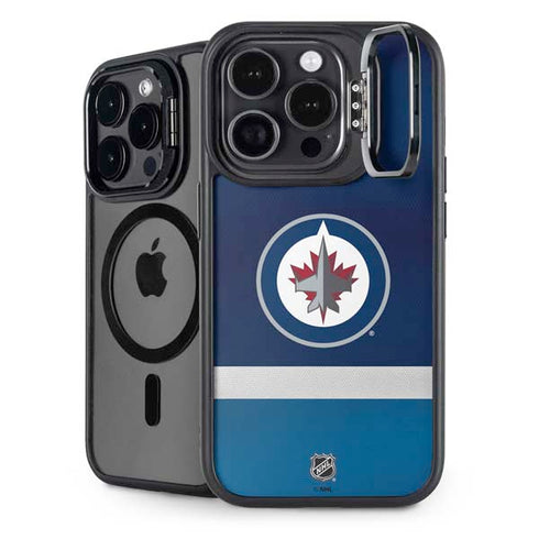 NHL Winnipeg Jets Alternate Jersey iPhone 15 Pro Max Kickstand Case