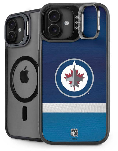 NHL Winnipeg Jets Alternate Jersey iPhone 16 Plus Kickstand Case