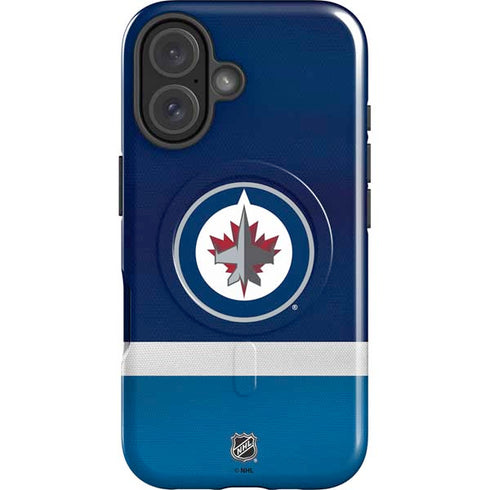 NHL Winnipeg Jets Alternate Jersey iPhone 16 Plus Magsafe Impact Case